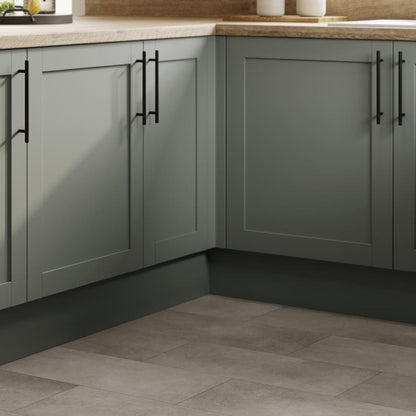 Howdens T Bar Matt Black Classic Thin Cupboard Handle 152mm 230mm