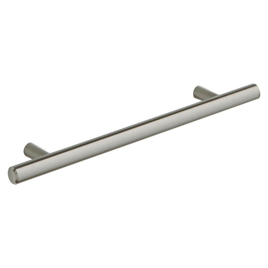 Howdens T Bar Brushed Stainless Steel Effect Classic Cupboard Handle 152mm 230mm