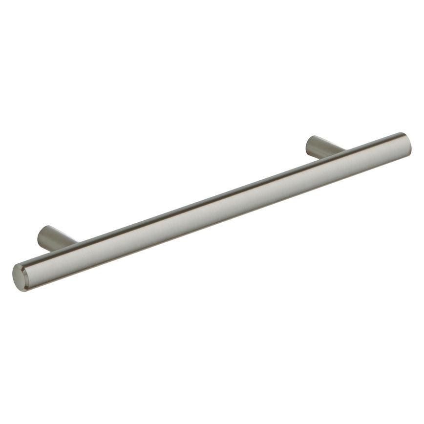 Howdens T Bar Brushed Stainless Steel Effect Classic Cupboard Handle 152mm 230mm