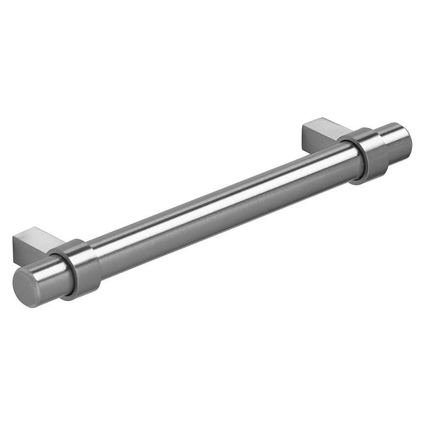 Howdens Farrier Brushed Stainless Steel Effect 3 Piece T Bar Cupboard Handle 168mm 232mm