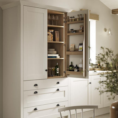 Howdens Metric Handle 233mm 330mm Cup and Round Knob Matt Black