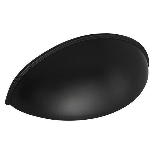 Howdens Metric Handle 233mm 330mm Cup and Round Knob Matt Black
