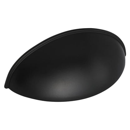 Howdens Metric Handle 233mm 330mm Cup and Round Knob Matt Black