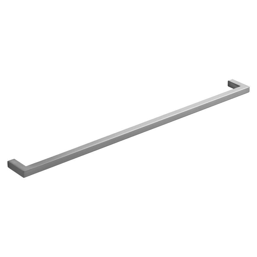Howdens Metric Handle 233mm 330mm Cup and Round Knob Brushed Nickel Effect