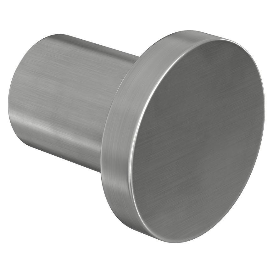 Howdens Metric Handle 233mm 330mm Cup and Round Knob Brushed Nickel Effect