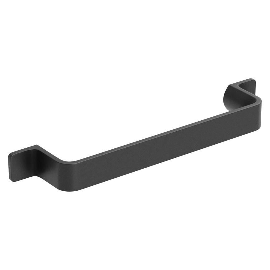 Howdens Belfry Handle 164mm & Round Knob Matt Black