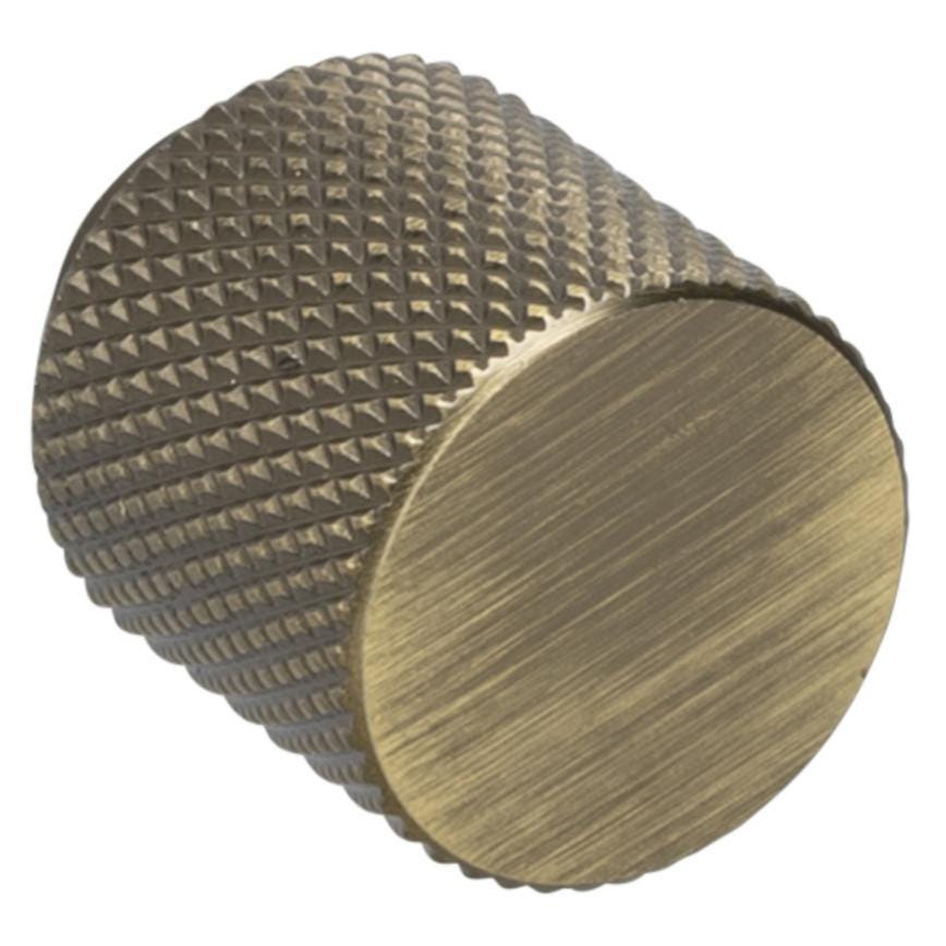 Howdens Knurled Brass Effect Handles 225mm 705mm T-Knob Round Knob