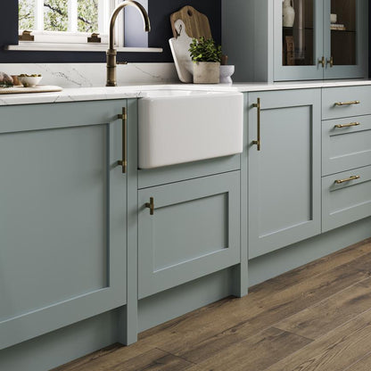 Howdens Knurled Brass Effect Handles 225mm 705mm T-Knob Round Knob