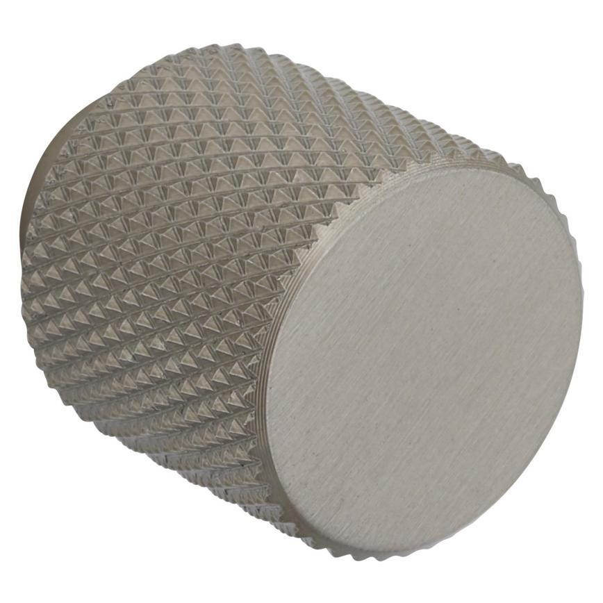 Howdens Knurled Brushed Nickel Effect Handles 225mm 705mm T-Knob Round Knob