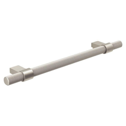 Howdens Knurled Brushed Nickel Effect Handles 225mm 705mm T-Knob Round Knob