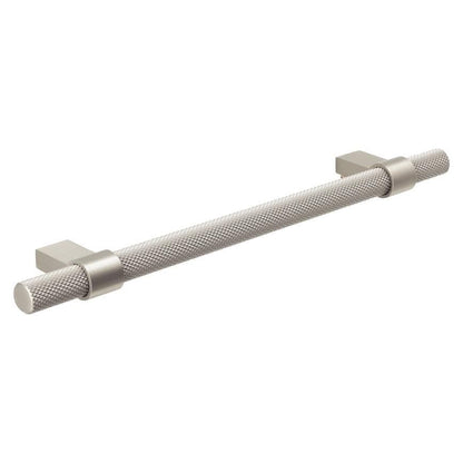 Howdens Knurled Brushed Nickel Effect Handles 225mm 705mm T-Knob Round Knob