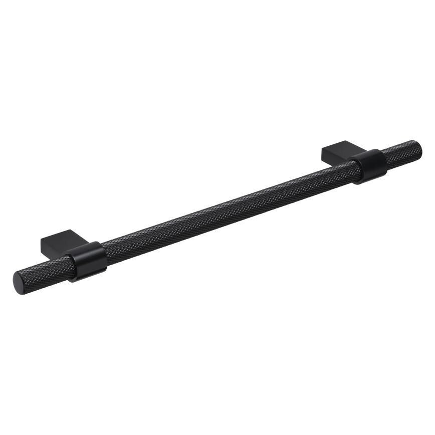 Howdens Knurled Brushed Black Handles 225mm 705mm T-Knob Round Knob