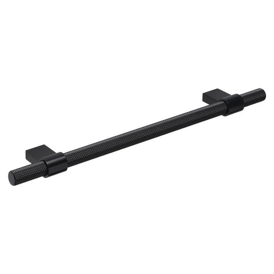 Howdens Knurled Brushed Black Handles 225mm 705mm T-Knob Round Knob