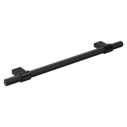 Howdens Knurled Brushed Black Handles 225mm 705mm T-Knob Round Knob