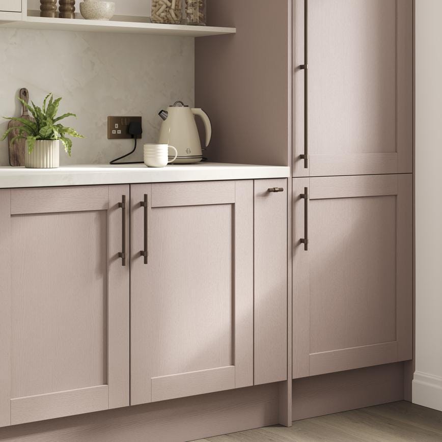 Howdens Knurled Brushed Bronze Handles 225mm 705mm T-Knob Round Knob