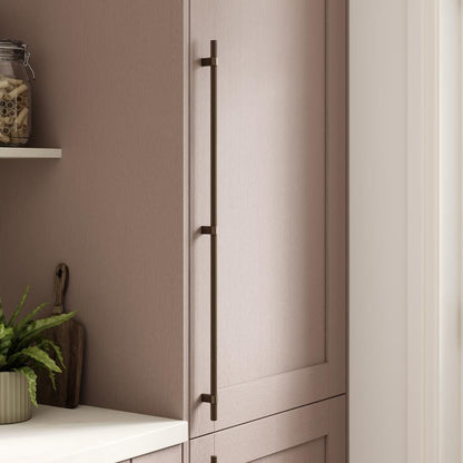 Howdens Knurled Brushed Bronze Handles 225mm 705mm T-Knob Round Knob