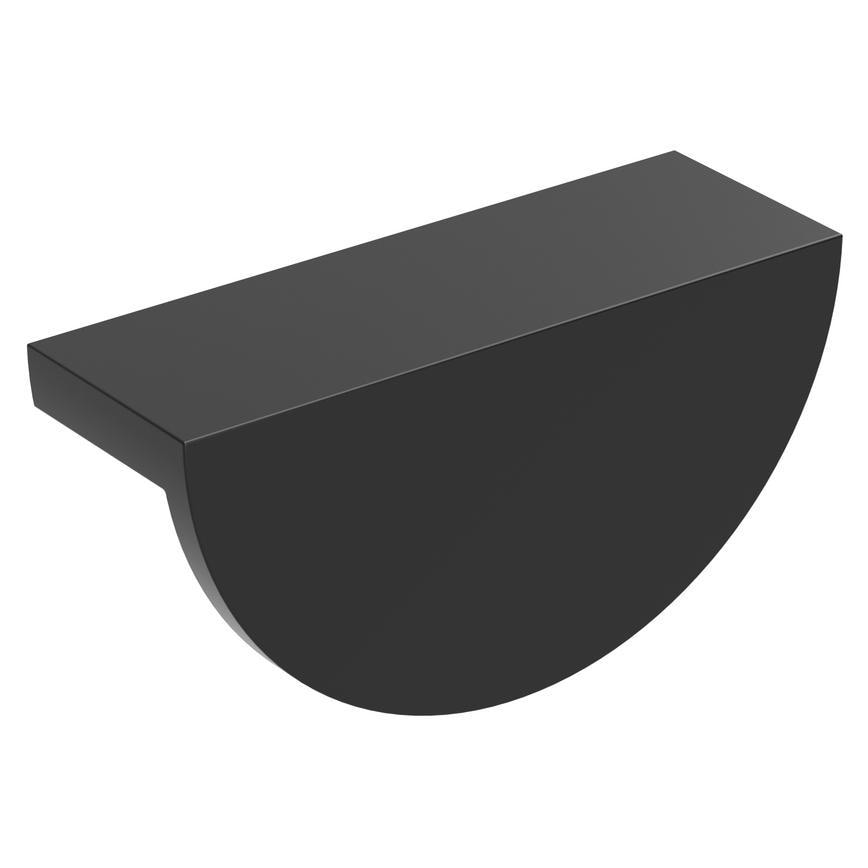 Howdens Lunar Half Moon Cupboard Handle 85mm Black, Brass & Fluted Brass