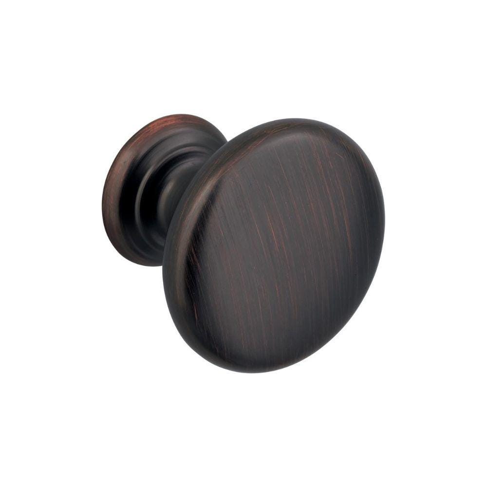 Howdens Earl Blackened Copper Effect Classic D Cupboard Handle 172mm, Cup & Knob