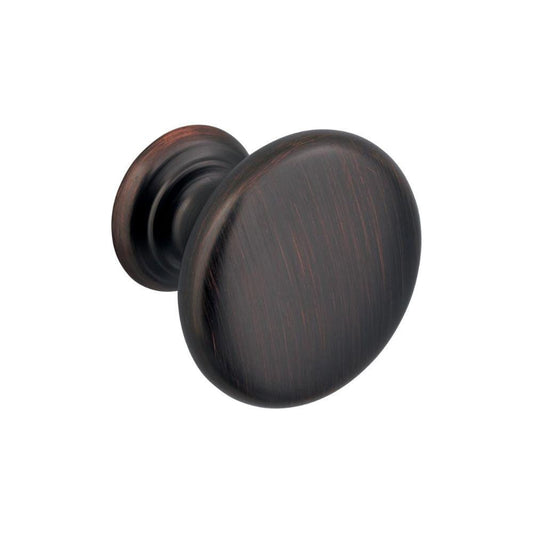 Howdens Earl Blackened Copper Effect Classic D Cupboard Handle 172mm, Cup & Knob