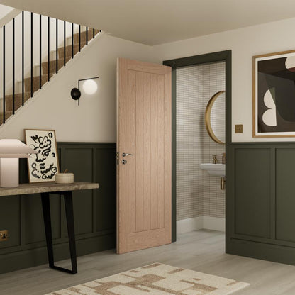 Howdens Carlisle Brass Serozzetta Olivier Polished Chrome Fire Rated Lever on Rose Door Handle Pair