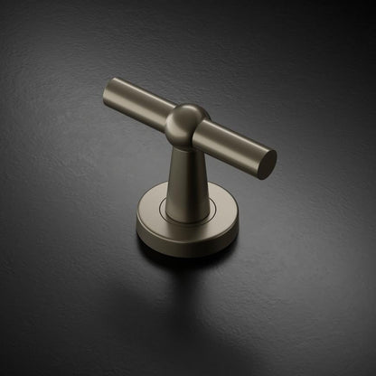 Howdens Fuller and Forge Como Satin Bronze 85mm T Mortice Knob on Rose Pair Howdens