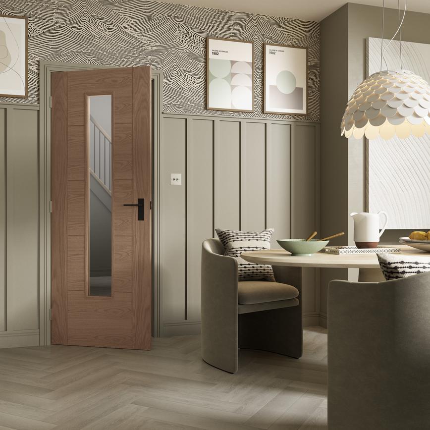 Howdens Fuller and Forge Munch Matt Black Lever on Slim Backplate Latch Door Handle Pair Howdens