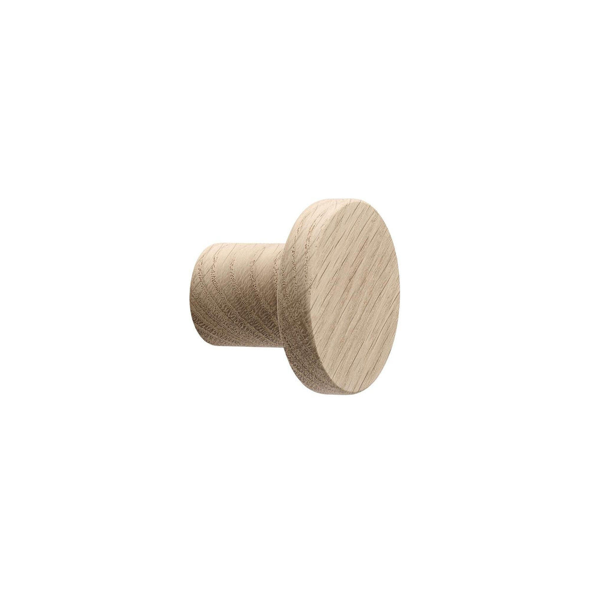 Vonsild Circum Oak Untreated Wooden Knob 33mm & 48mm
