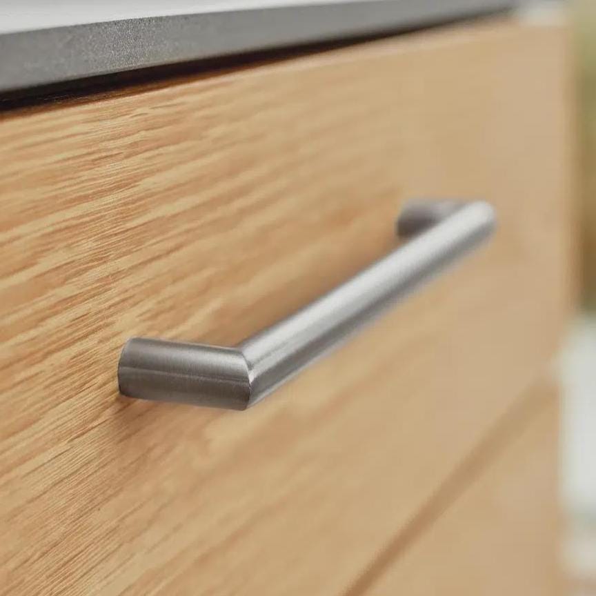 Furnipart Angle Handle Silk Polished Stainless Steel 96mm 128mm 160mm 192mm 224mm 288mm