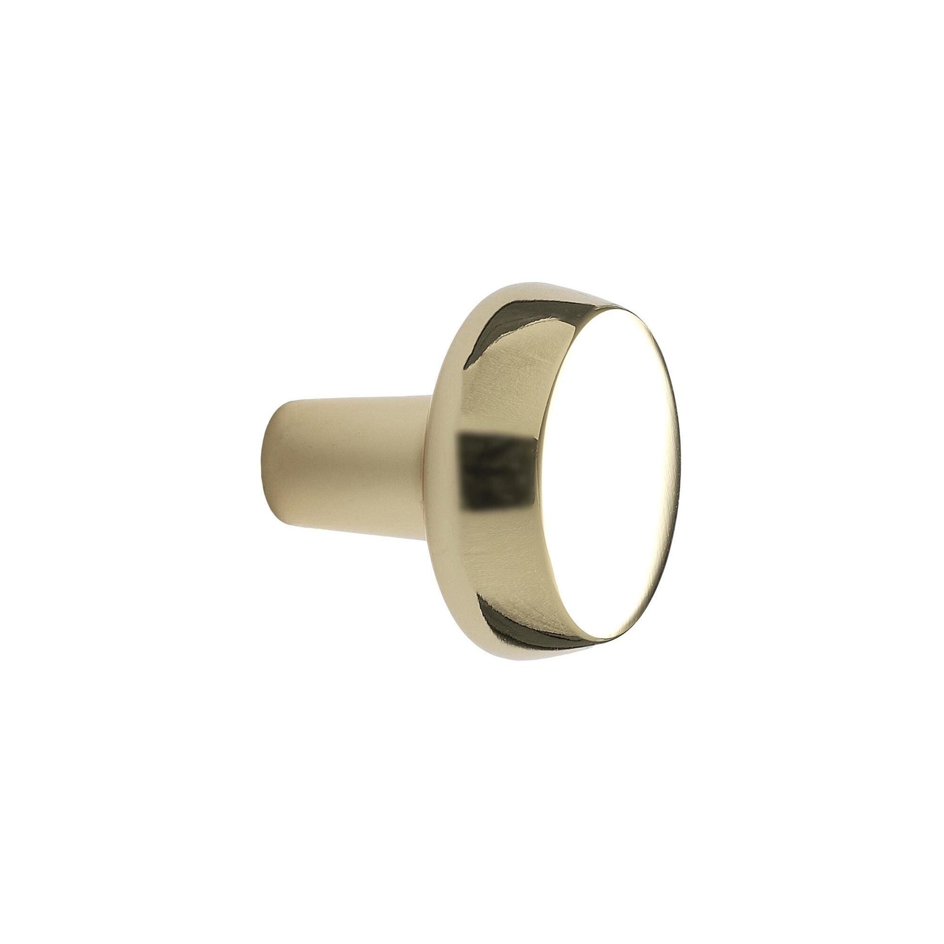 Furnipart Autumn Knob Polished Brass 28mm Diameter