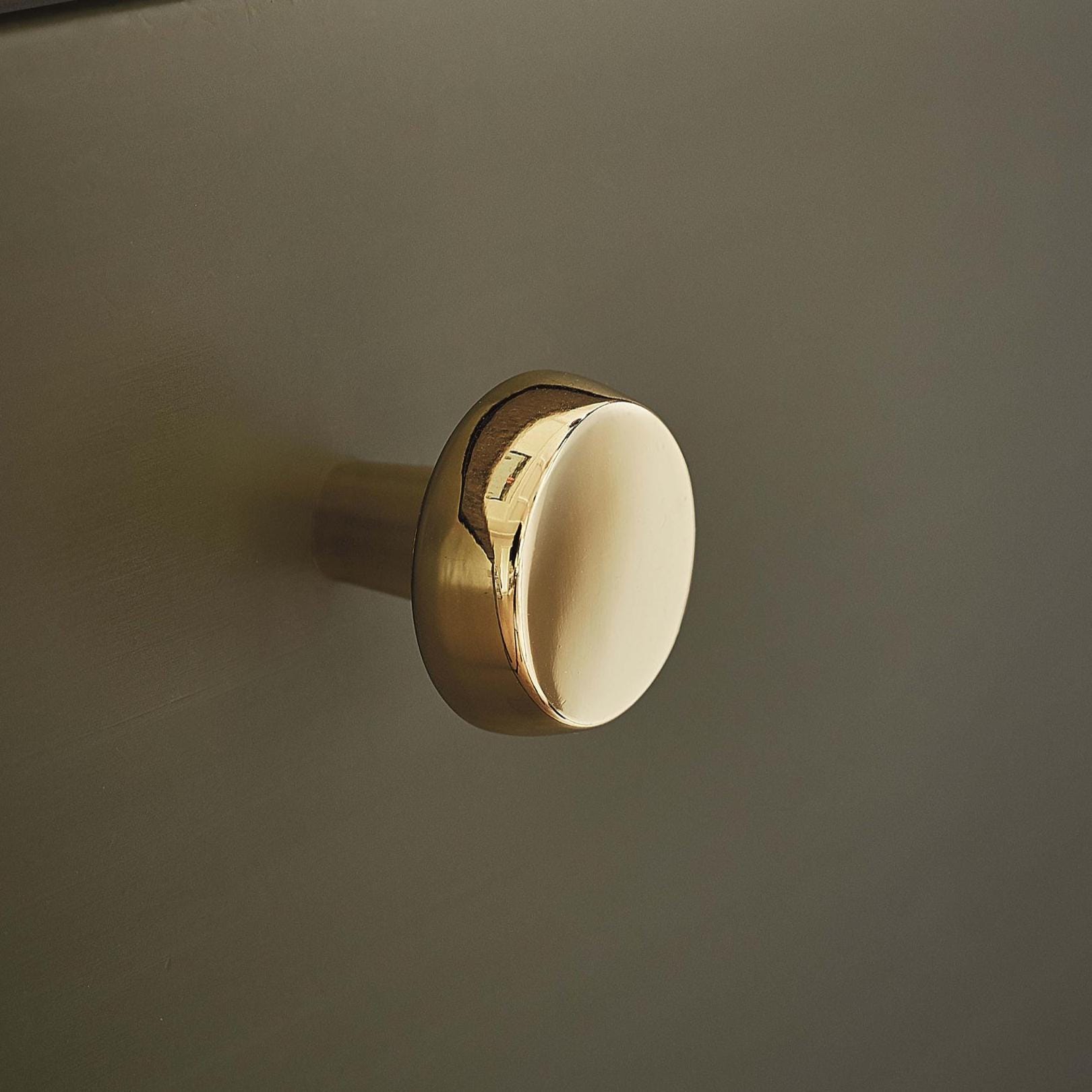 Furnipart Autumn Knob Polished Brass 28mm Diameter