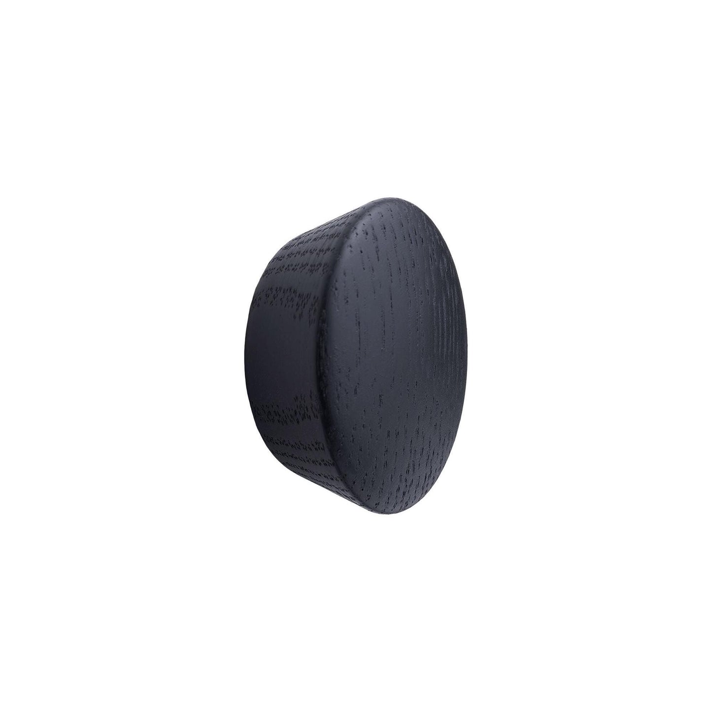 Furnipart Beret Oak Clear Lacquered & Black Wooden Knob 45mm