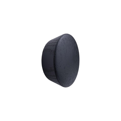 Furnipart Beret Oak Clear Lacquered & Black Wooden Knob 45mm