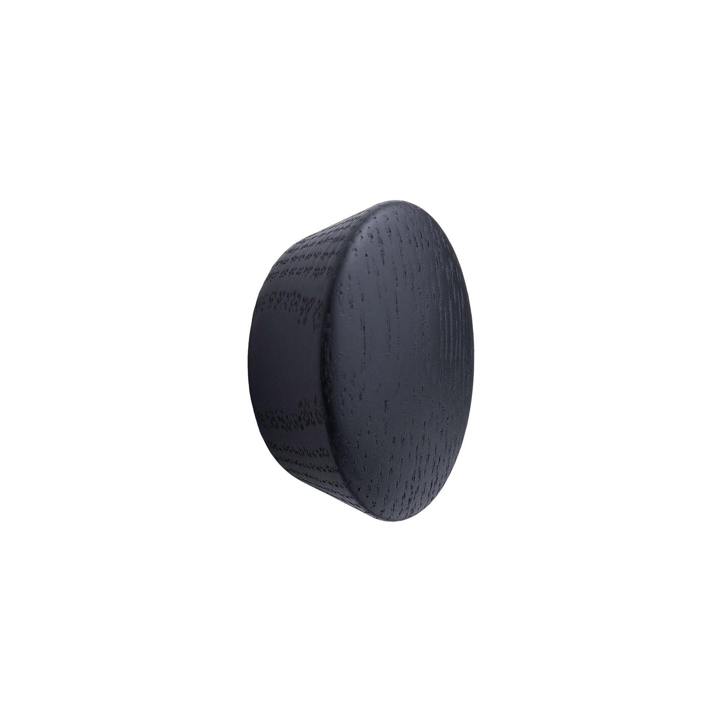 Furnipart Beret Oak Clear Lacquered & Black Wooden Knob 45mm