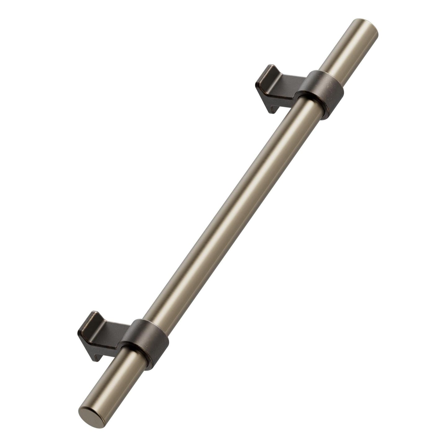 Furnipart Bond Handles & T-Knob Antique Brown Fine Brushed Brass 160mm 320mm T-Knob