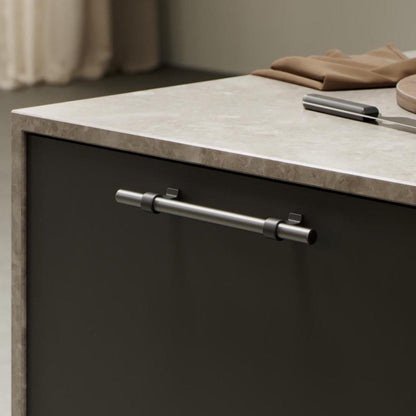 Furnipart Bond Handles & T-Knob Matt Black Gun Metal Brass 160mm 320mm T-Knob