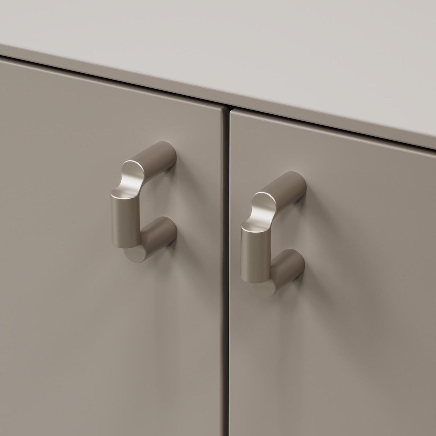 Furnipart Break Handle Matt Nickel 32mm 160mm & 320mm