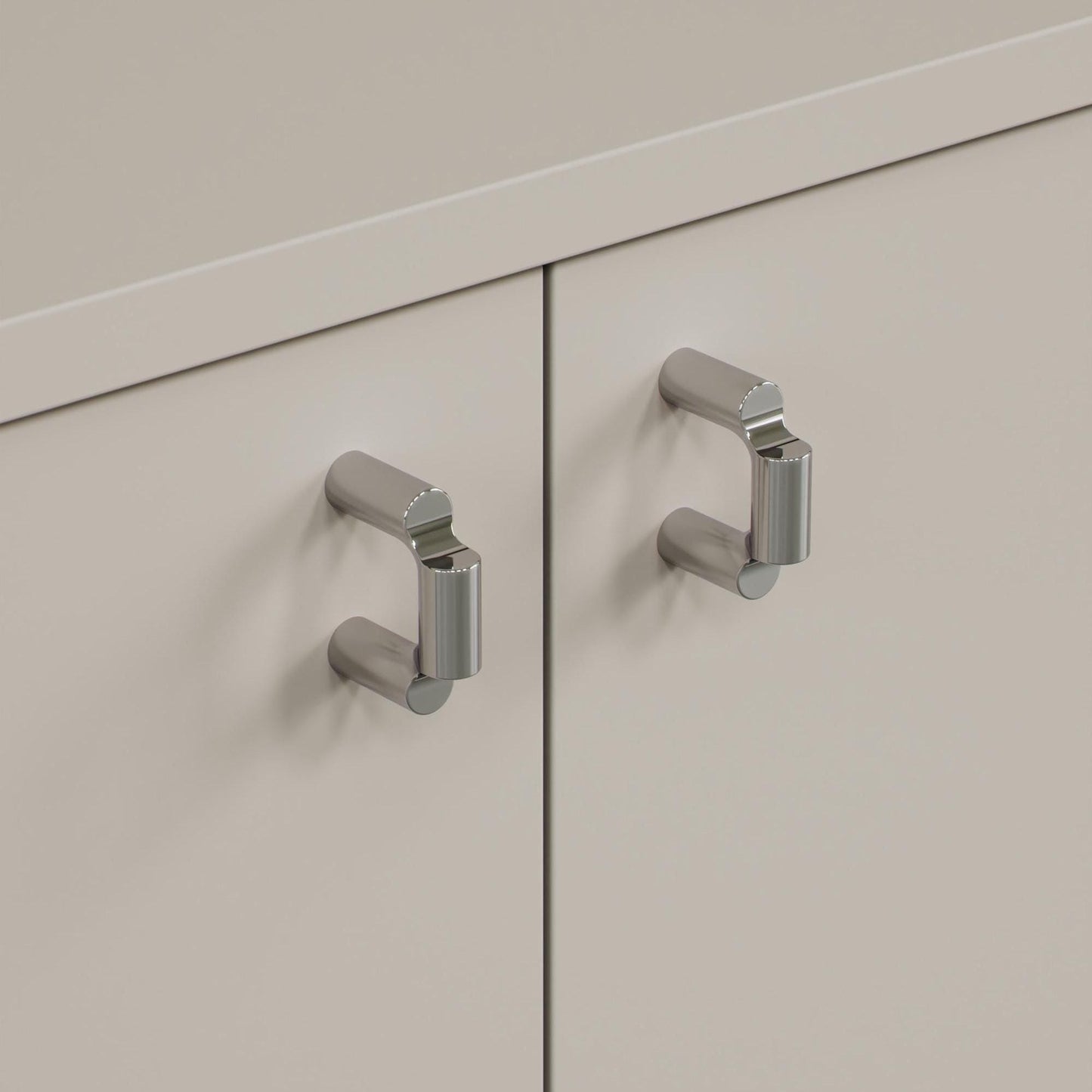 Furnipart Break Handle Bright Chrome 32mm 160mm & 320mm