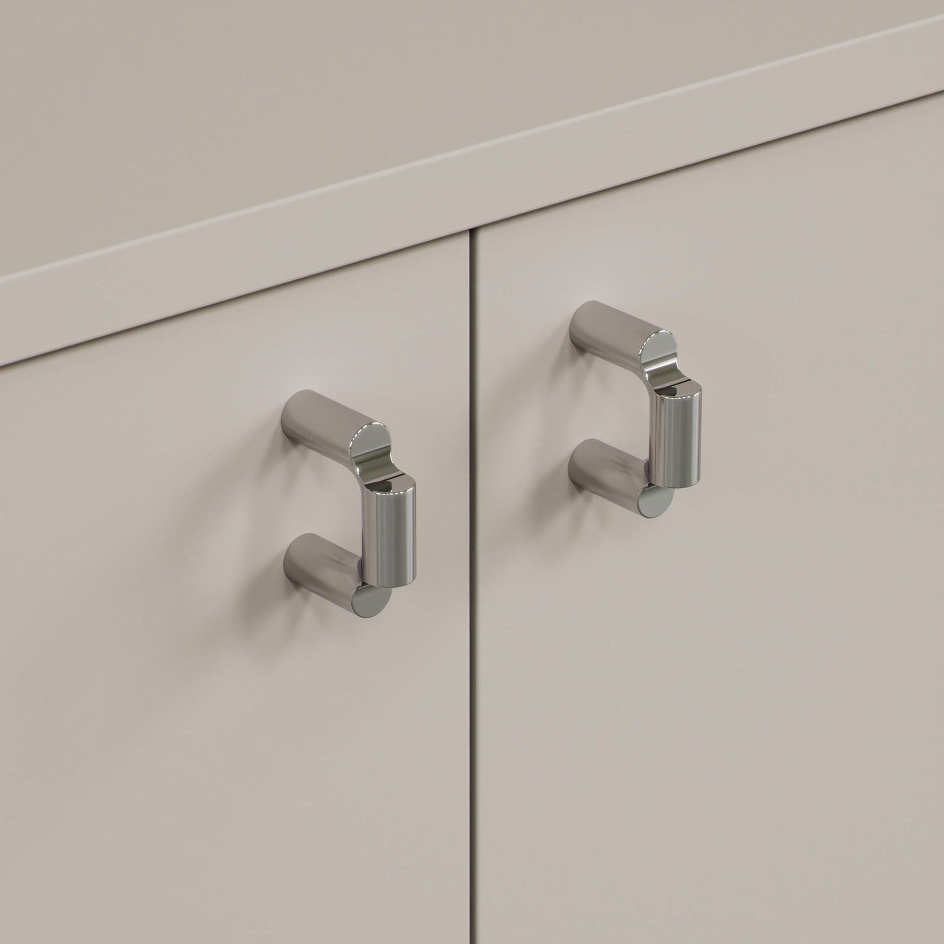 Furnipart Break Handle Bright Chrome 32mm 160mm & 320mm