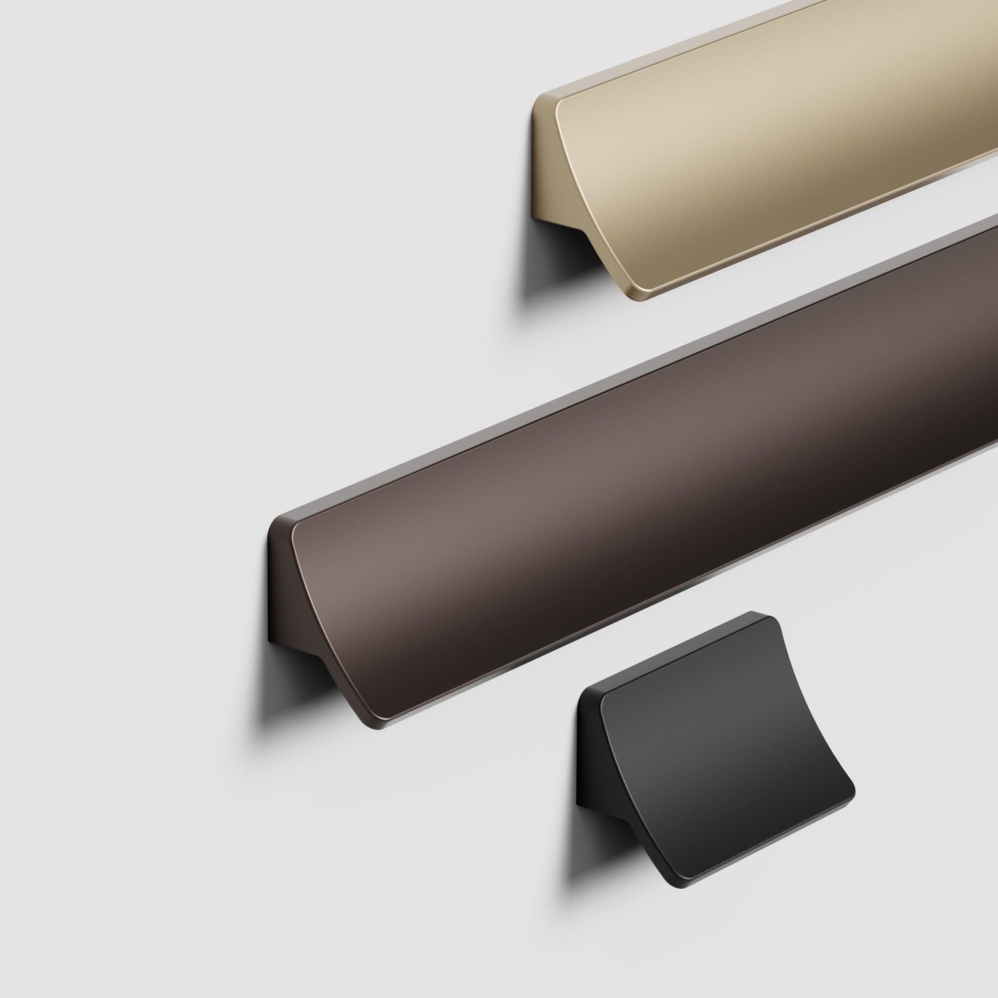 Furnipart Ciel Handle Matt Black 50mm 200mm & 600mm