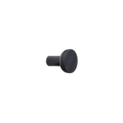 Furnipart Bis Handle & Round Knob Stained Black Oak Matt Black 160mm