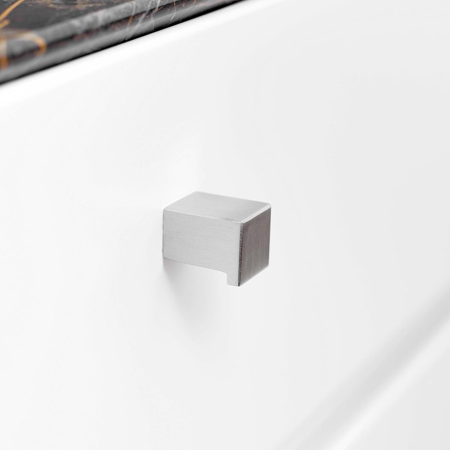 Furnipart Byte Knob Silk Polished Stainless Steel