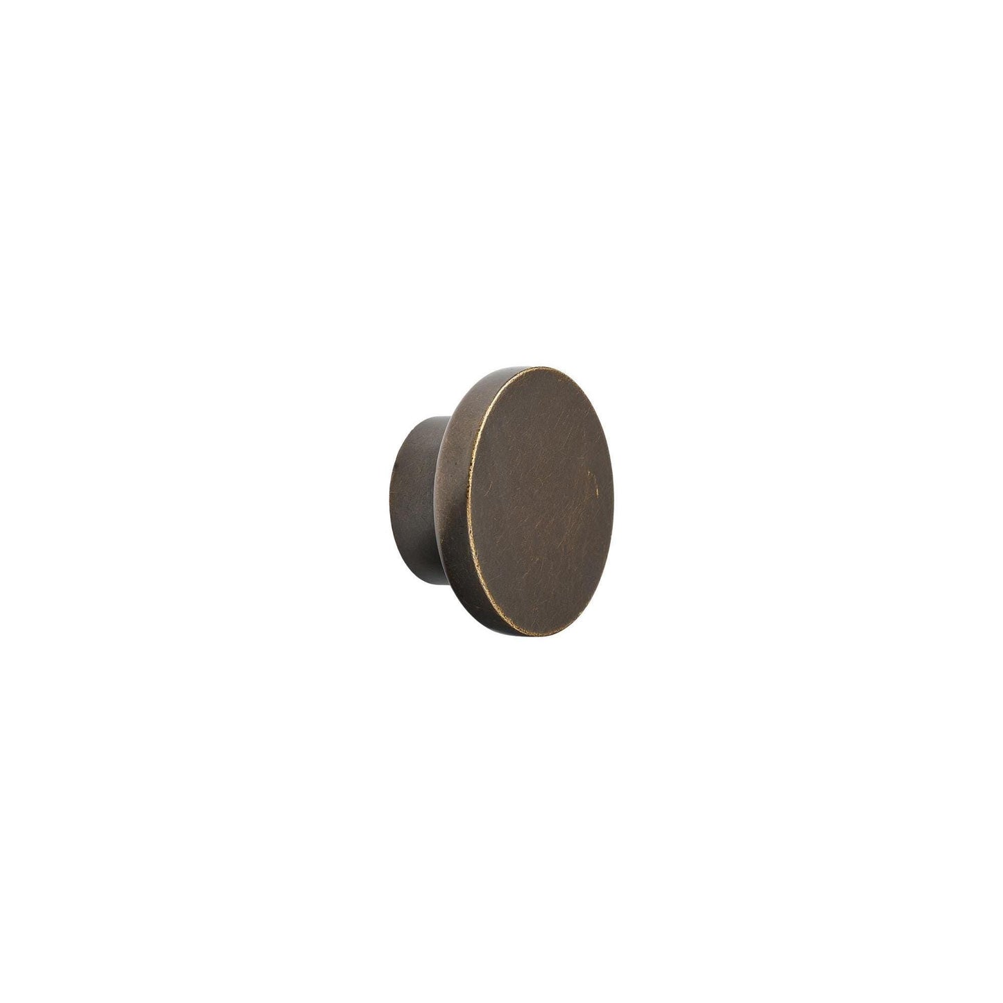 Furnipart Circle Antique Brown, Dark Brushed Gold & Inox Knob 50mm