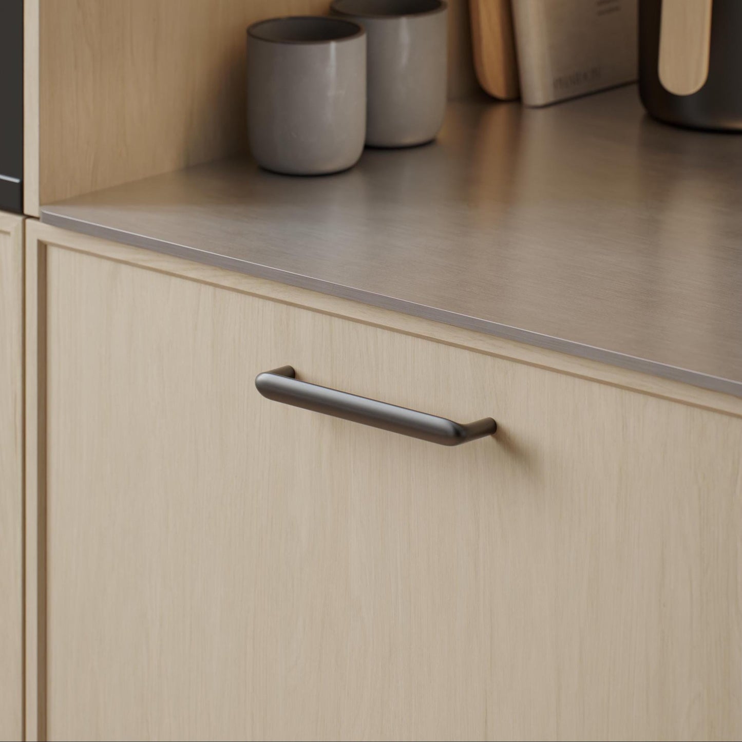 Furnipart Cobra Handle Gun Metal 160mm & 320mm