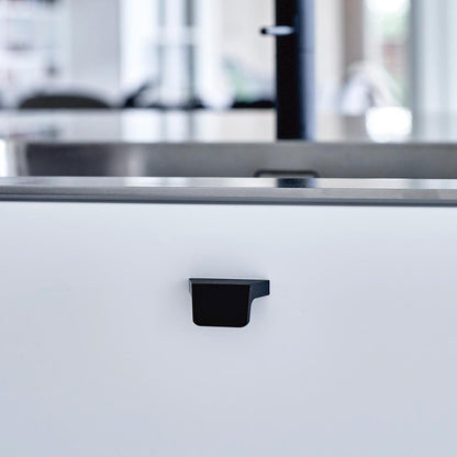 Furnipart Envelope Brushed Black Handle & Knob 50mm 200mm