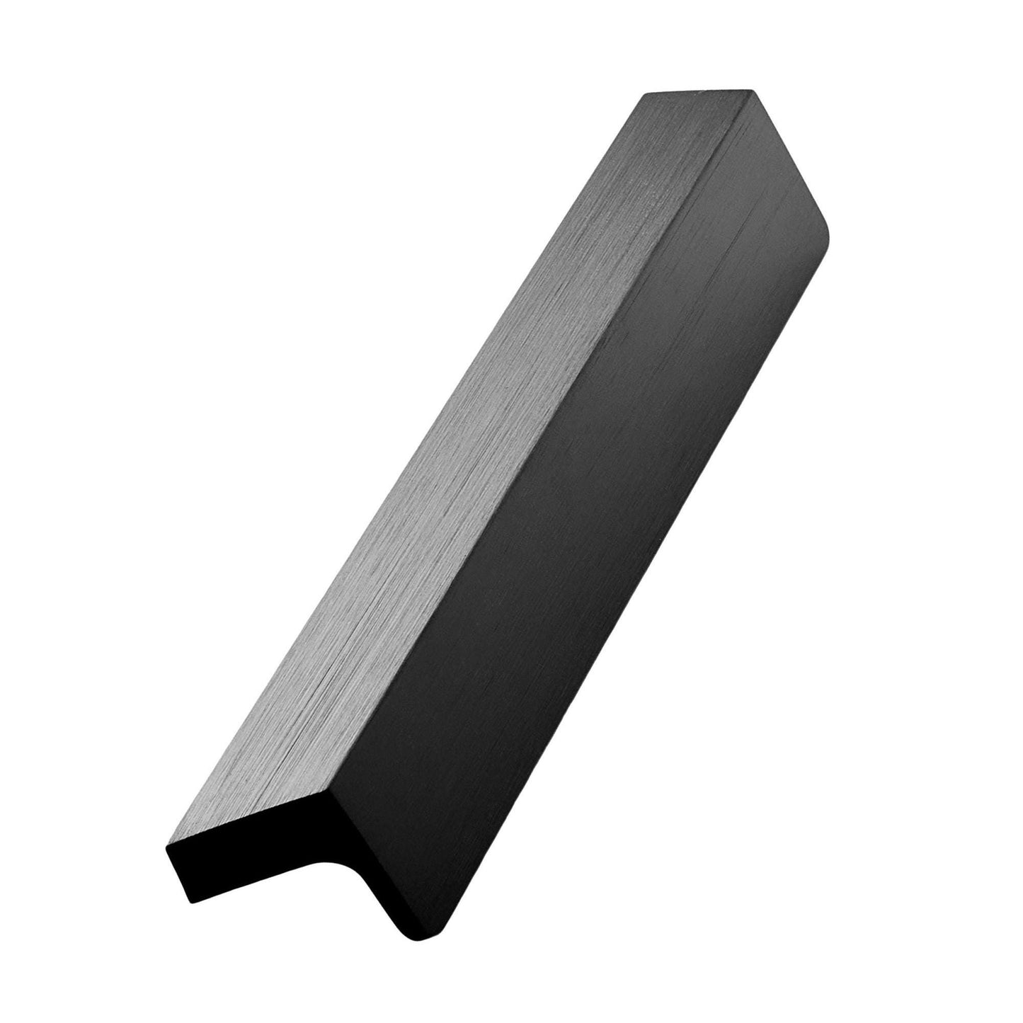 Furnipart Envelope Brushed Black Handle & Knob 50mm 200mm