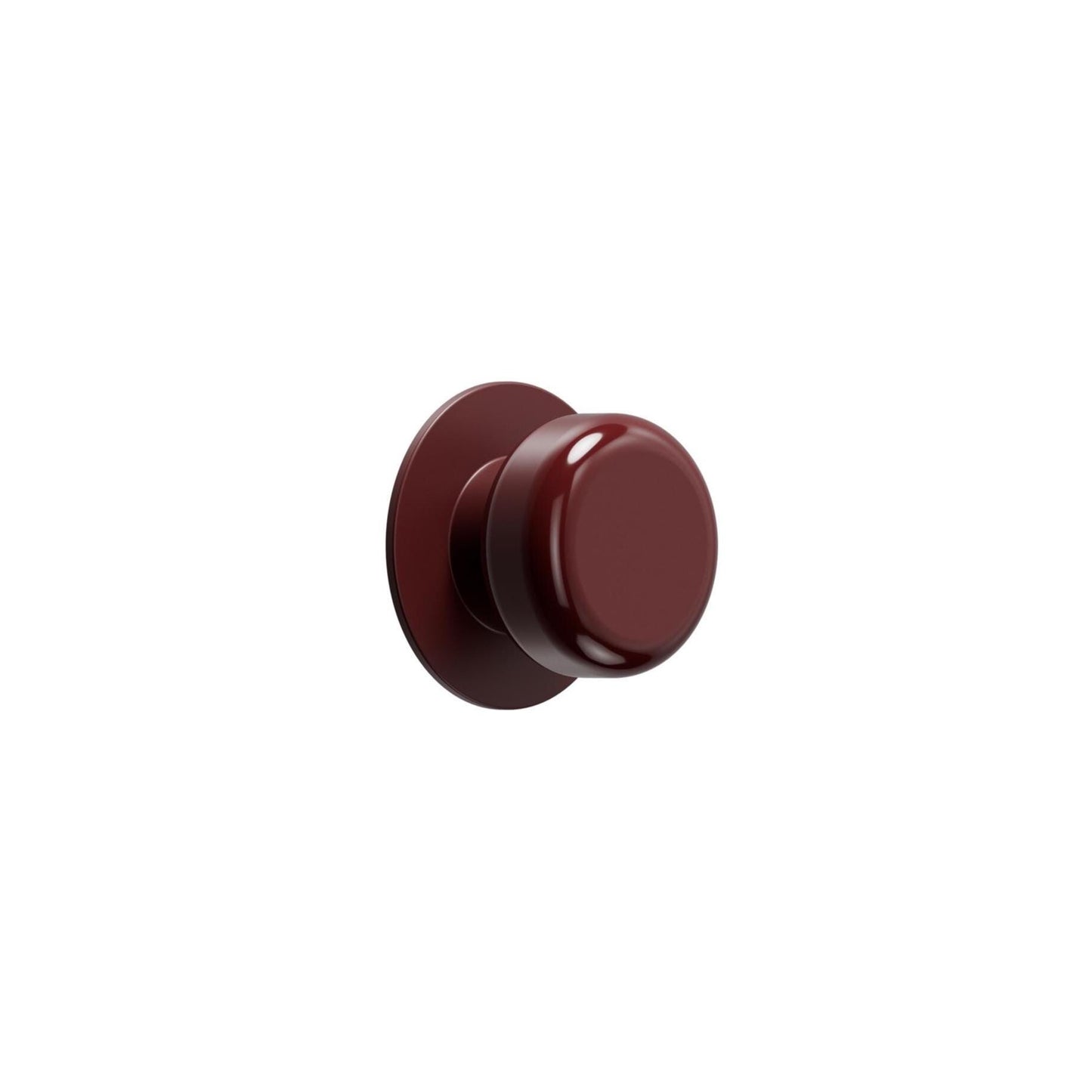 Furnipart Colette Knob Glossy Maroon, Blue & Dusty Yellow 50mm