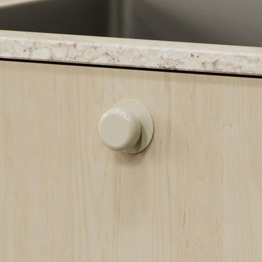 Furnipart Colette Knob Glossy Maroon, Blue & Dusty Yellow 50mm