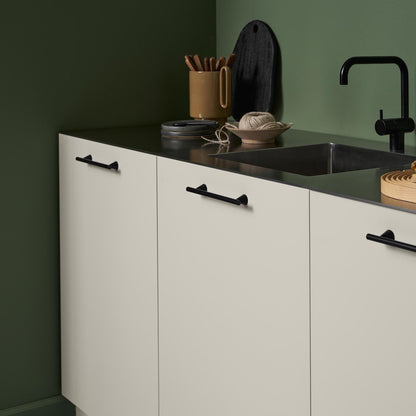 Furnipart Delta Handle & T-Knob Matt Black 160mm