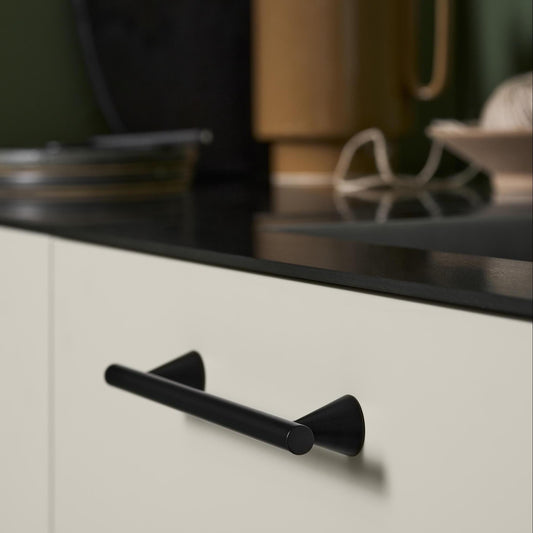Furnipart Delta Handle & T-Knob Matt Black 160mm