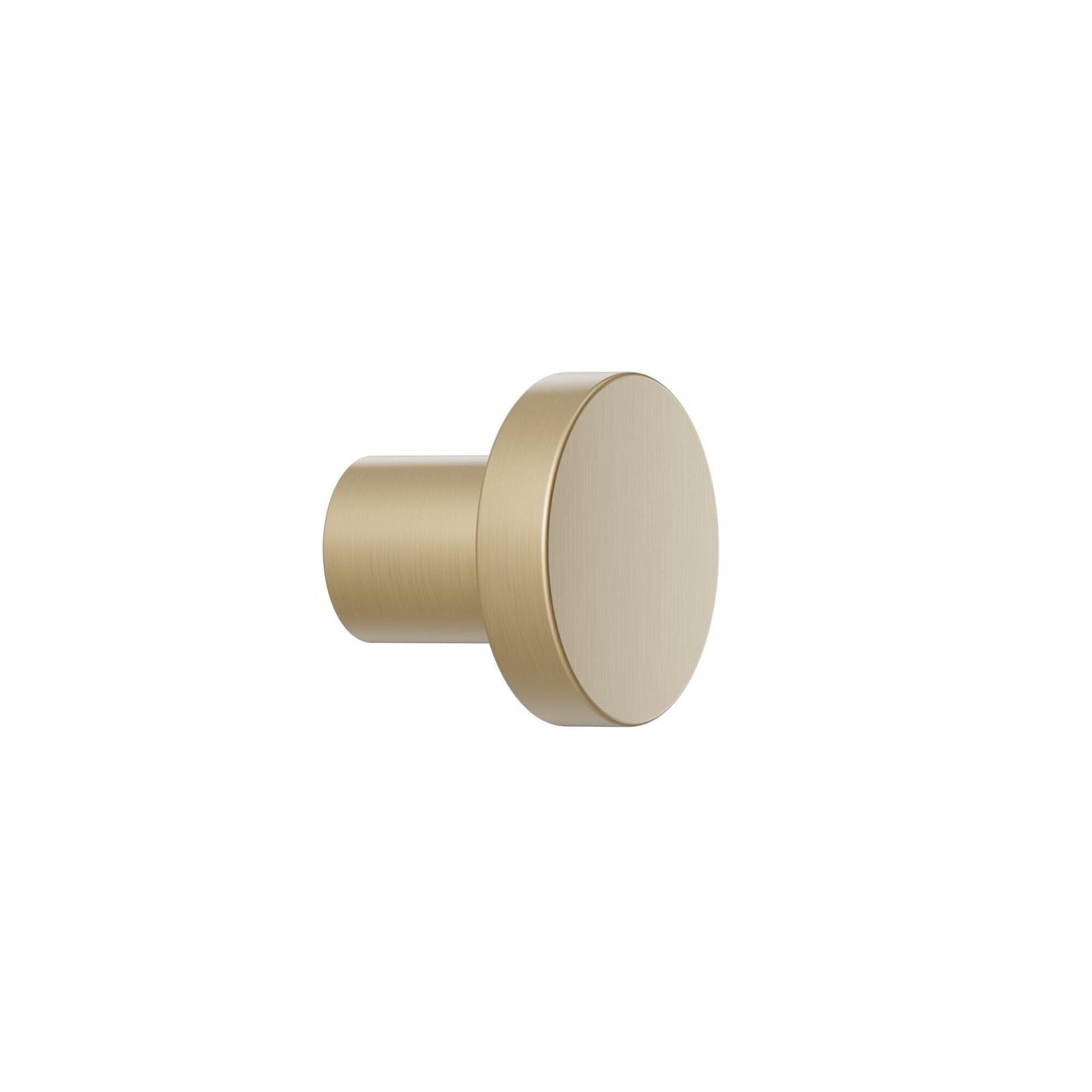 Furnipart Dot Round Knob Brushed Brass 30mm